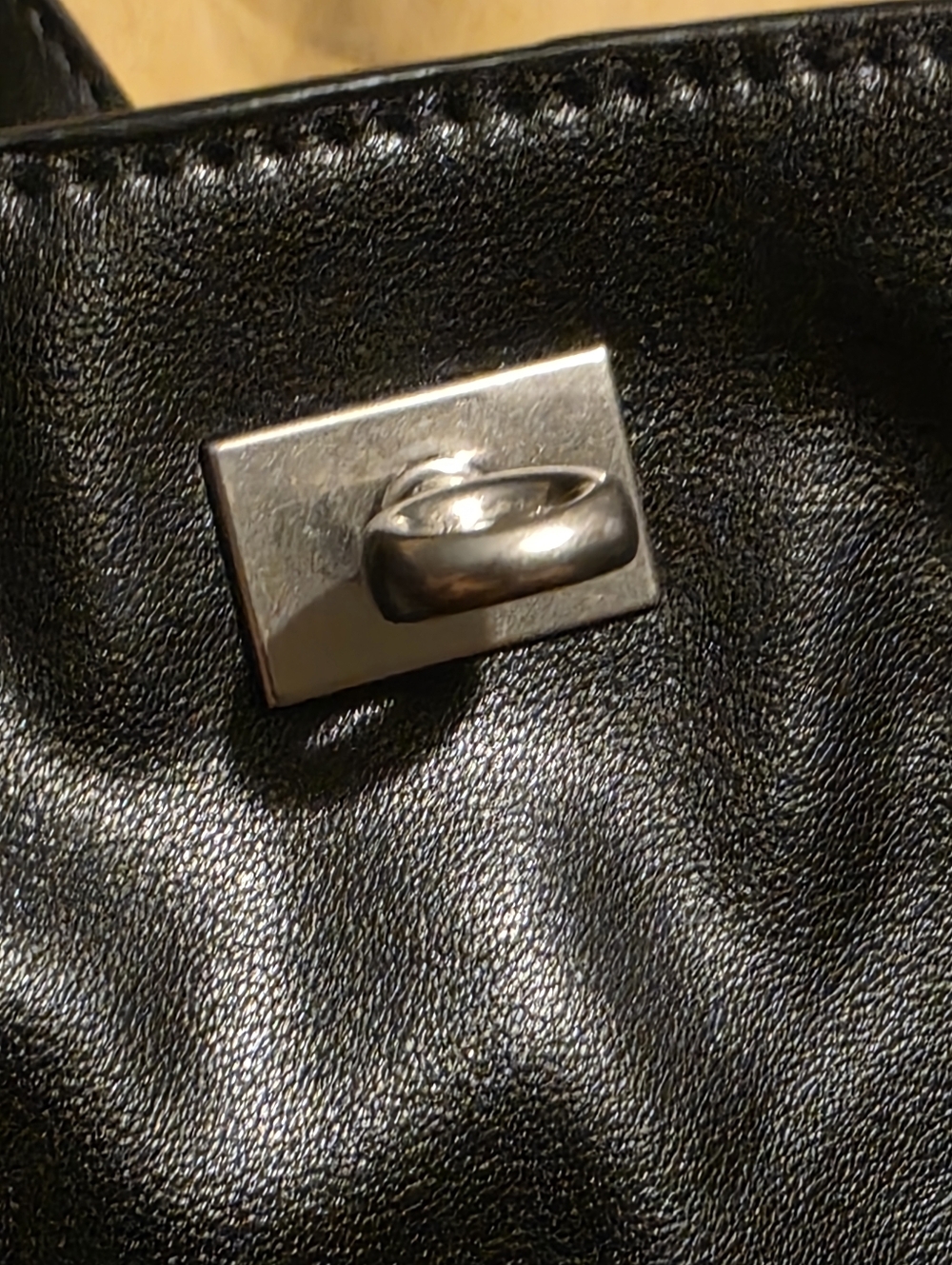 Balenciaga Black Leather Top-Handle Shoulder Bag with Silver Hardware - Picture 11 of 16